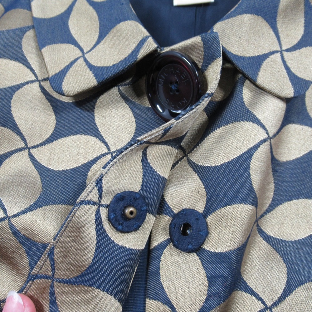 Michael Kors Geometric Pattern Cropped Bolero Jac… - image 7